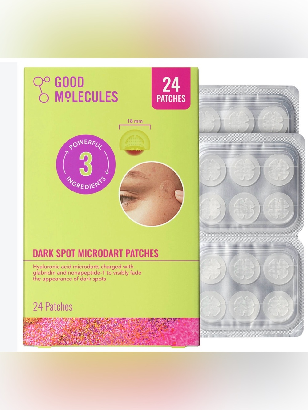 Good Molecules White Dark Spot Microdart Patches – 24 Patches